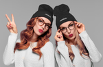 Load image into Gallery viewer, #MomLife Cuffed Beanie - Heart On Your Sleeve
