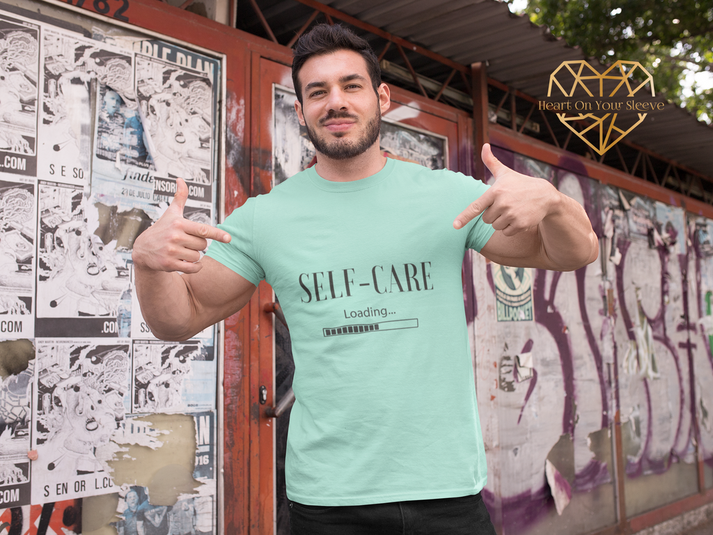 Self Care Loading - Men's T-Shirt - CopelandEnterprise