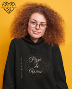 Load image into Gallery viewer, Pizza &amp; Wine - Ladies&#39; Hoodie
