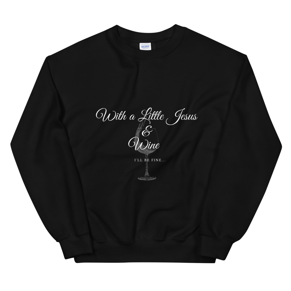 Jesus & Wine - Ladies' Sweatshirt