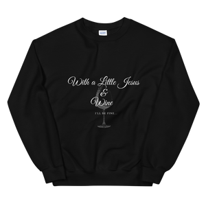 Jesus & Wine - Ladies' Sweatshirt