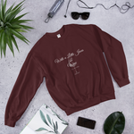 Load image into Gallery viewer, Jesus &amp; Wine - Ladies&#39; Sweatshirt
