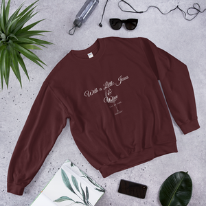 Jesus & Wine - Ladies' Sweatshirt