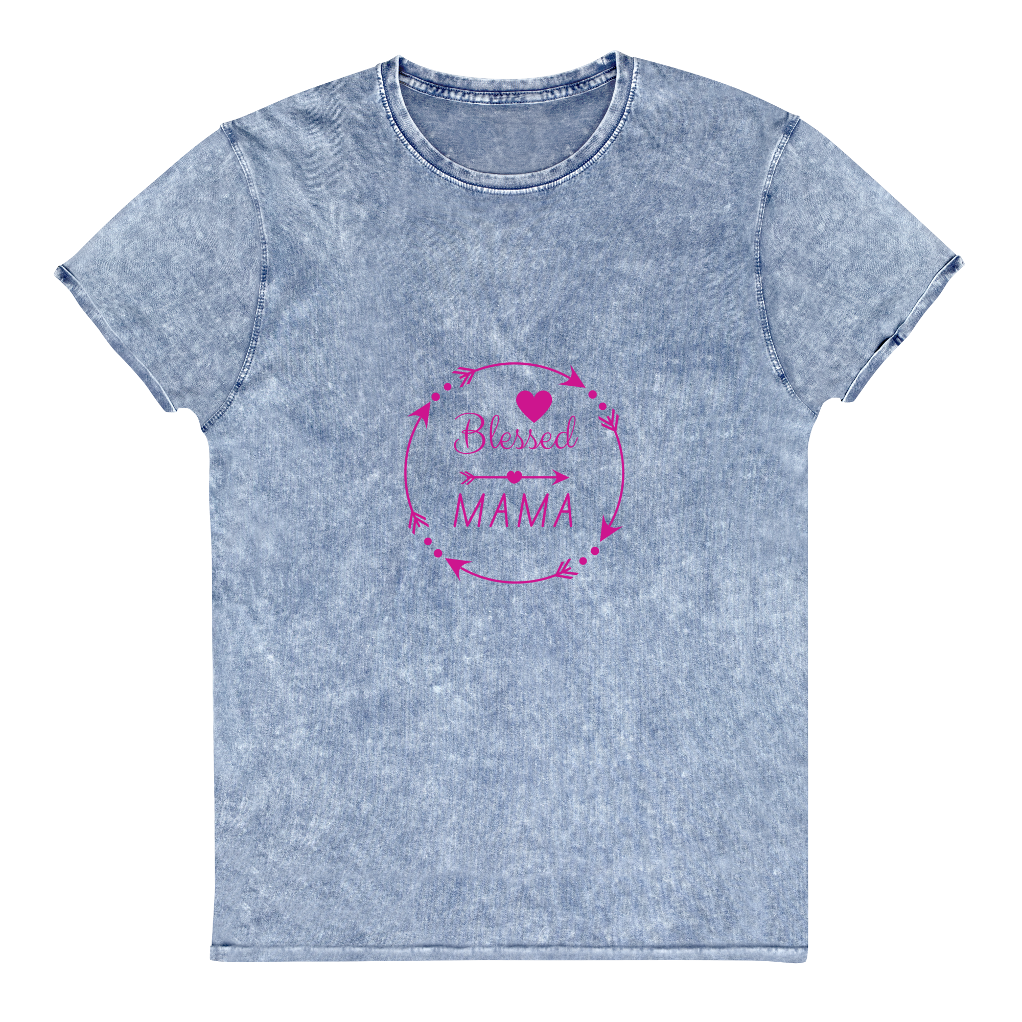 Blessed Mama - Women's Denim T-Shirt