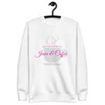 Load image into Gallery viewer, Jesus &amp; Coffee - Ladies&#39; Sweatshirt
