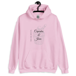 Cupcakes & Jesusv2- Ladies' Hoodie