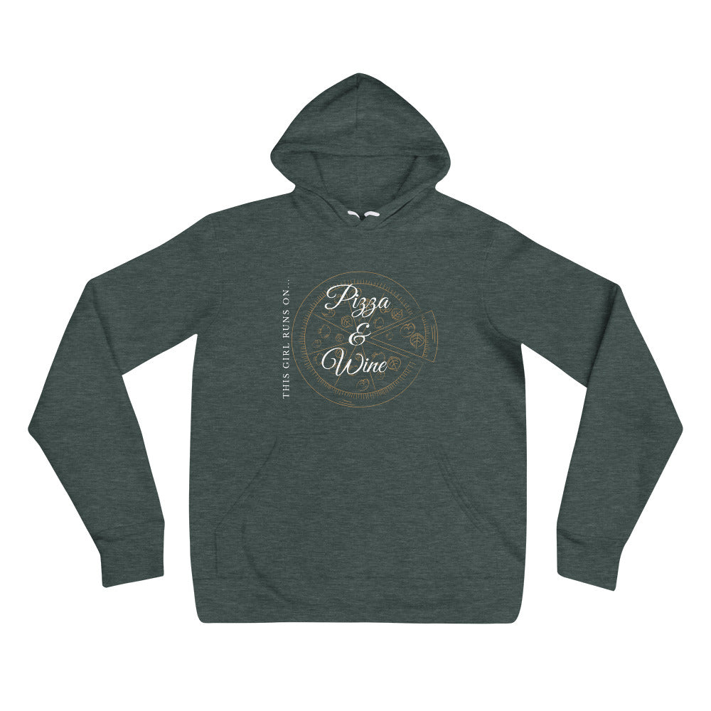 Pizza & Wine - Ladies' Hoodie