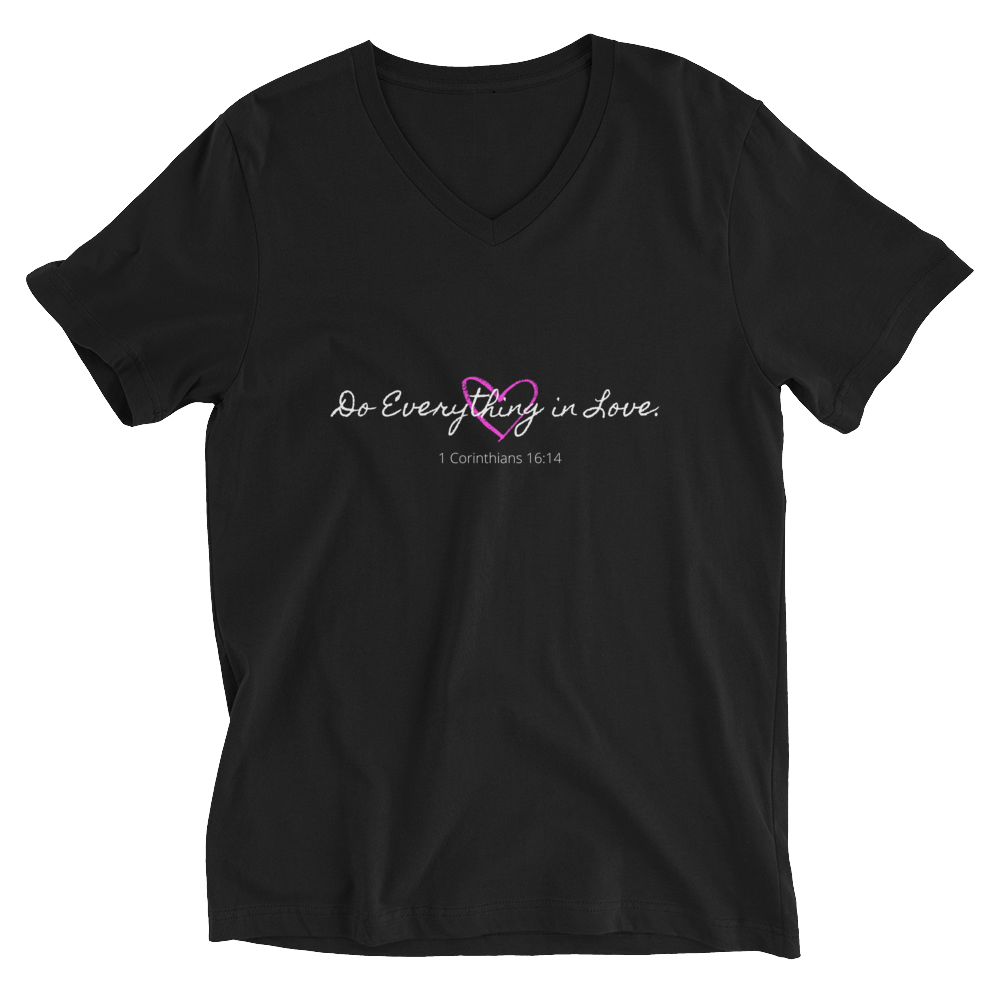 Everything In Love - Ladies' V-Neck T-Shirt