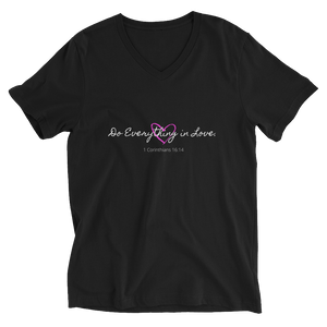 Everything In Love - Ladies' V-Neck T-Shirt