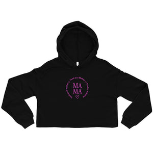 Tired as a Mother - Women's Crop Hoodie