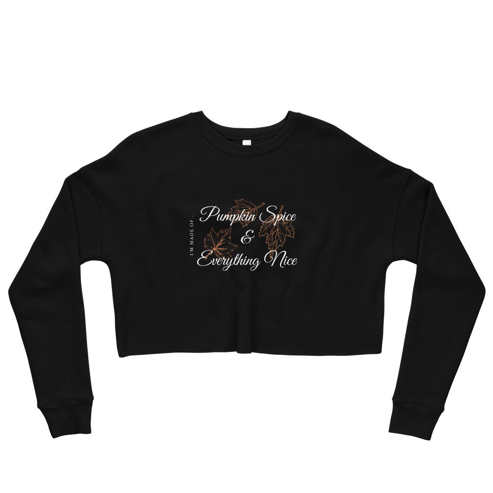 Pumpkin Spice - Ladies Crop Sweatshirt