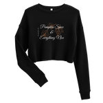 Load image into Gallery viewer, Pumpkin Spice - Ladies Crop Sweatshirt
