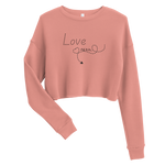 Load image into Gallery viewer, Love Filled - Crop Sweatshirt
